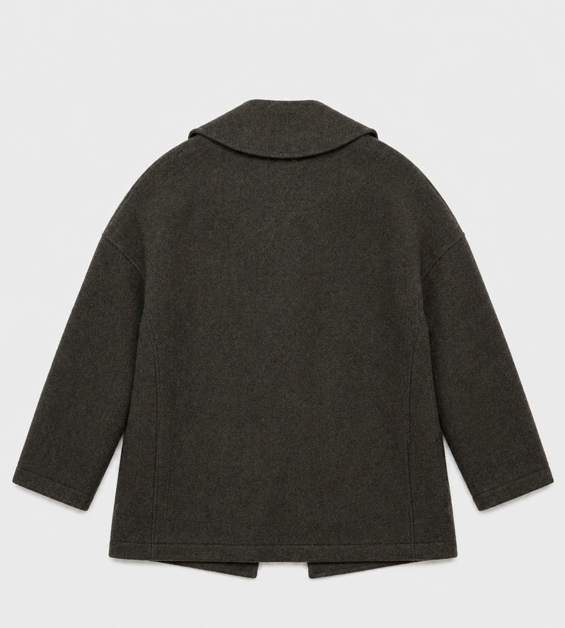 SULVAM - Over Classic Pea Coat Khaki