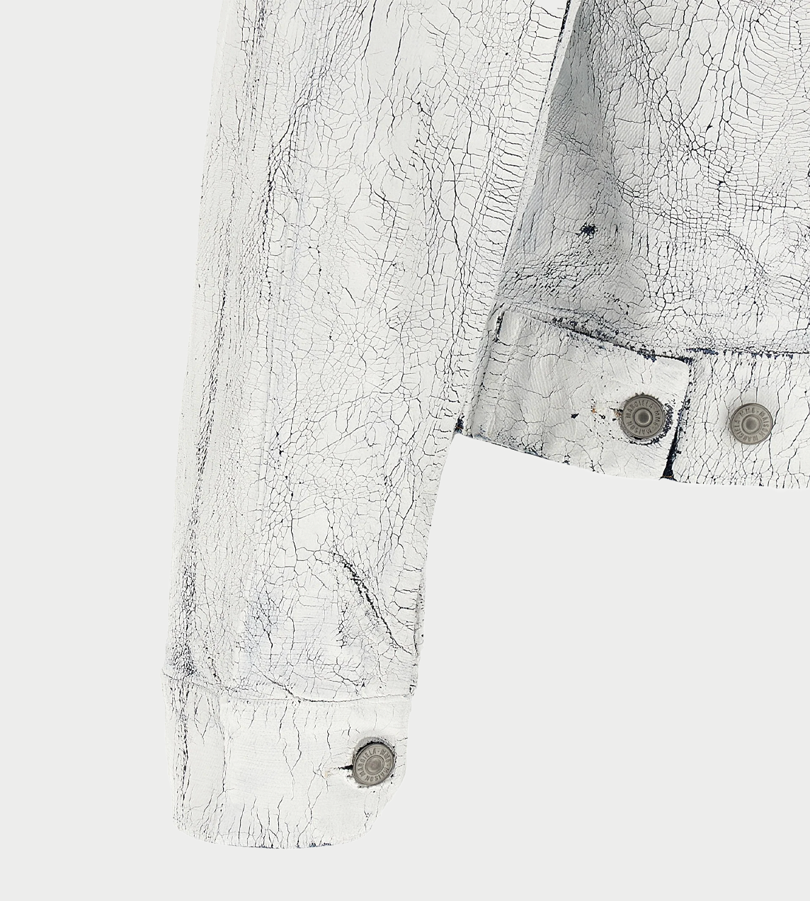  MM6 Maison Margiela - Painted Denim Jacket White