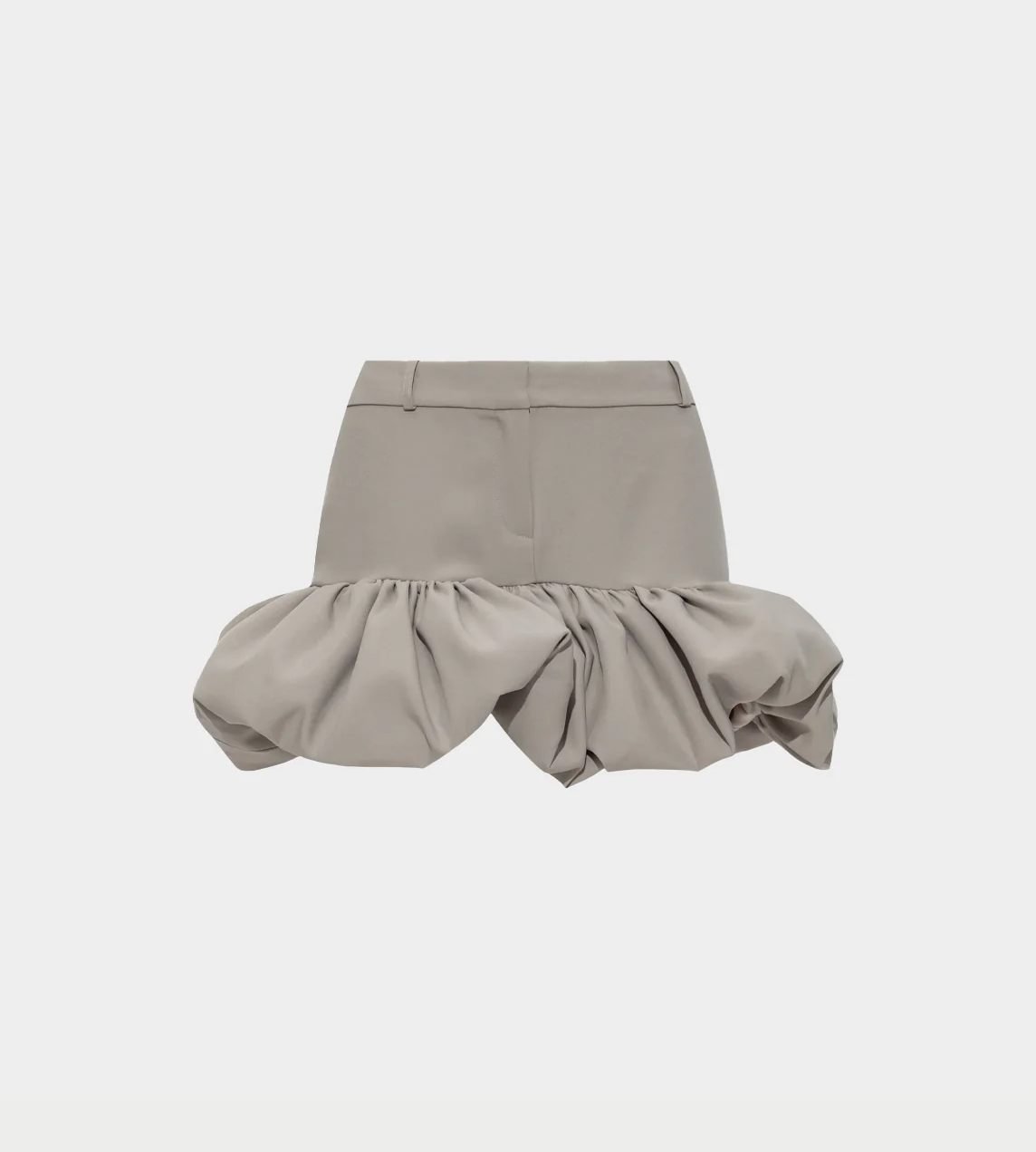 COPERNI - Gathered Hem Tailored Skirt Beige