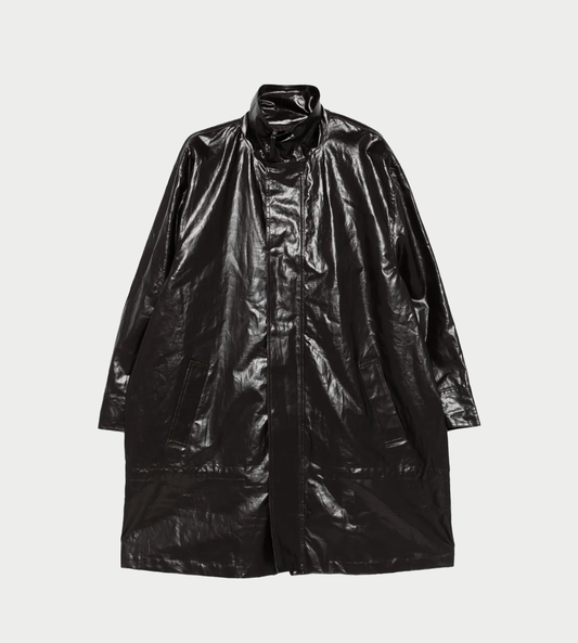 MM6 MAISON MARGIELA - Shiny Coated Jacket Brown