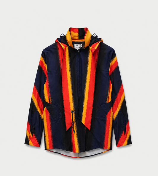 TOGA PULLA - Bold Stripe Hooded Jacket