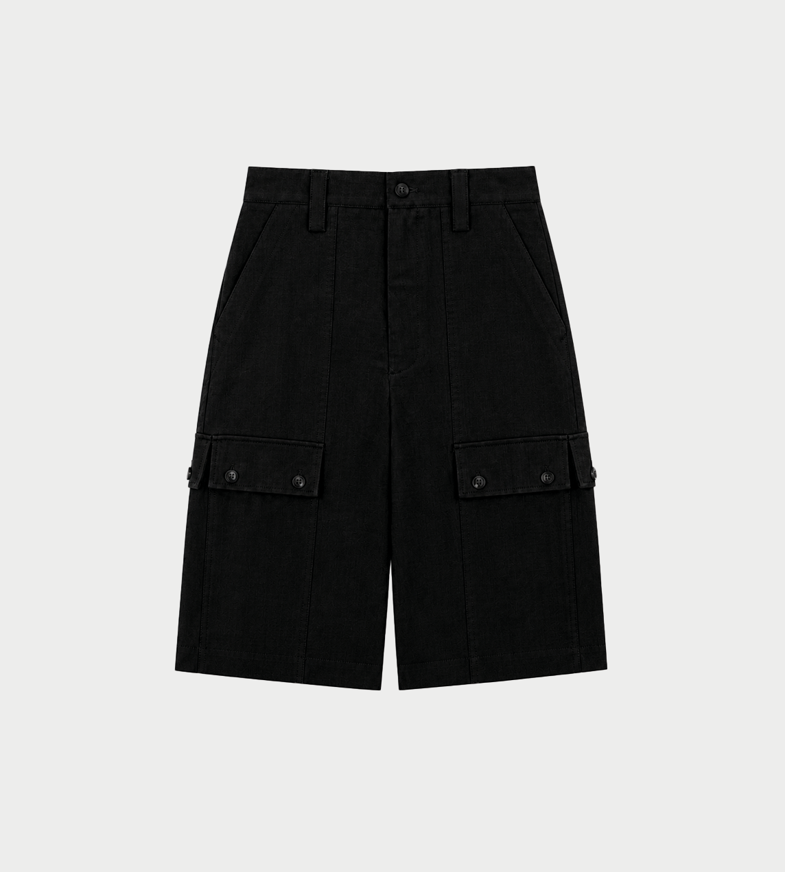 UJOH - 2x4 Cargo Pocket Half Pant Blk