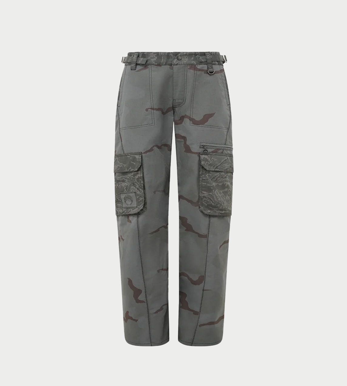 Marine Serre - REGEN Camo Cargo Pants D. Grey