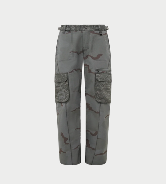 Marine Serre - REGEN Camo Cargo Pants D. Grey