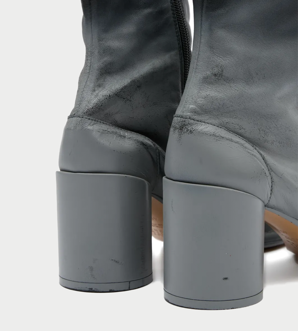 Anatomic Leather Ankle Boots Grey