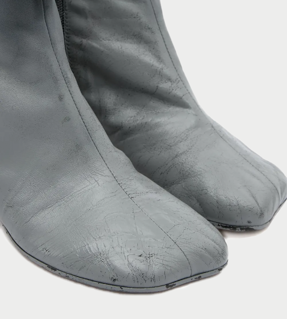 MM6 MAISON MARGIELA - Anatomic Leather Ankle Boots Grey