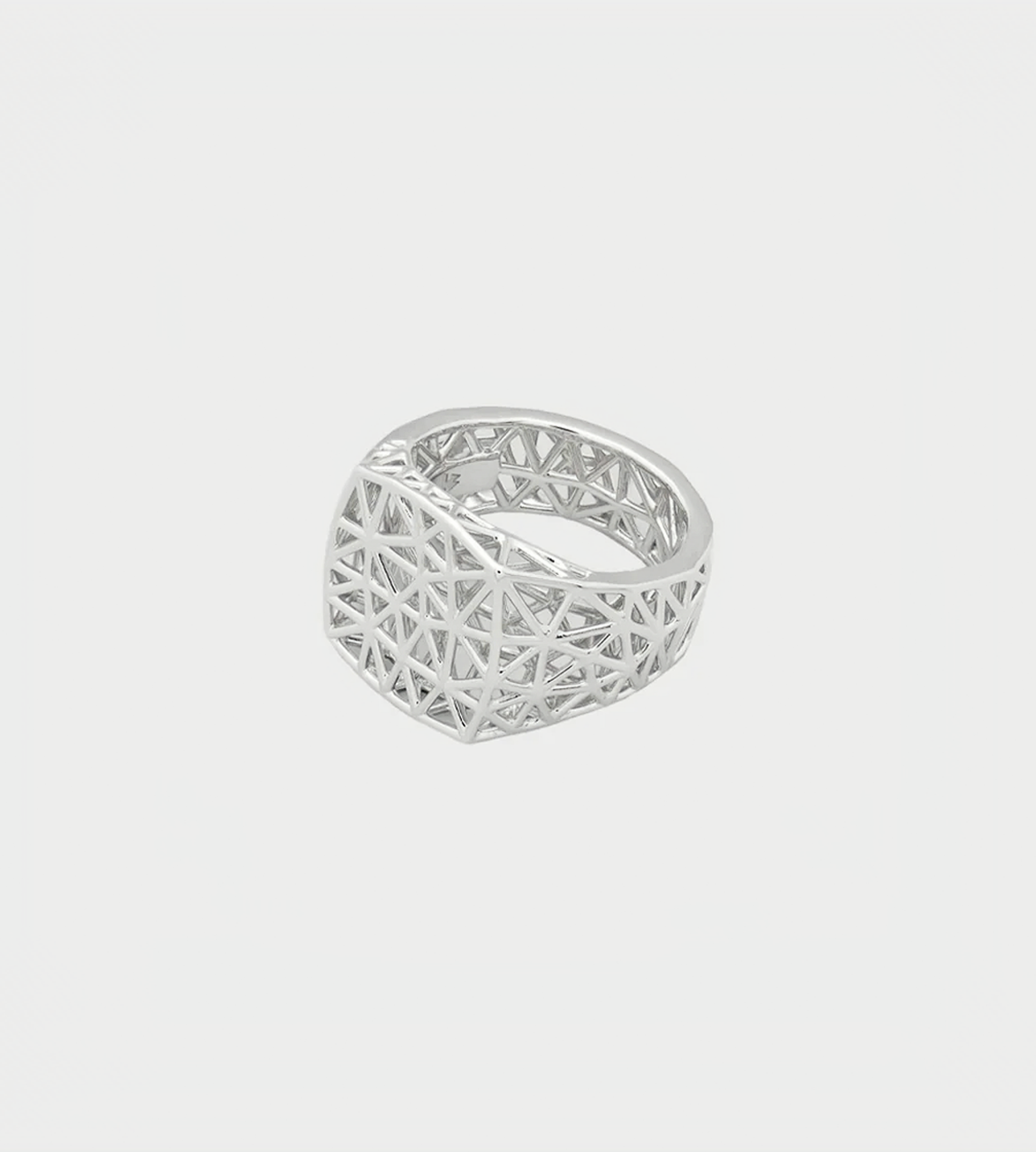 Tom Wood - Mesh Ring Silver
