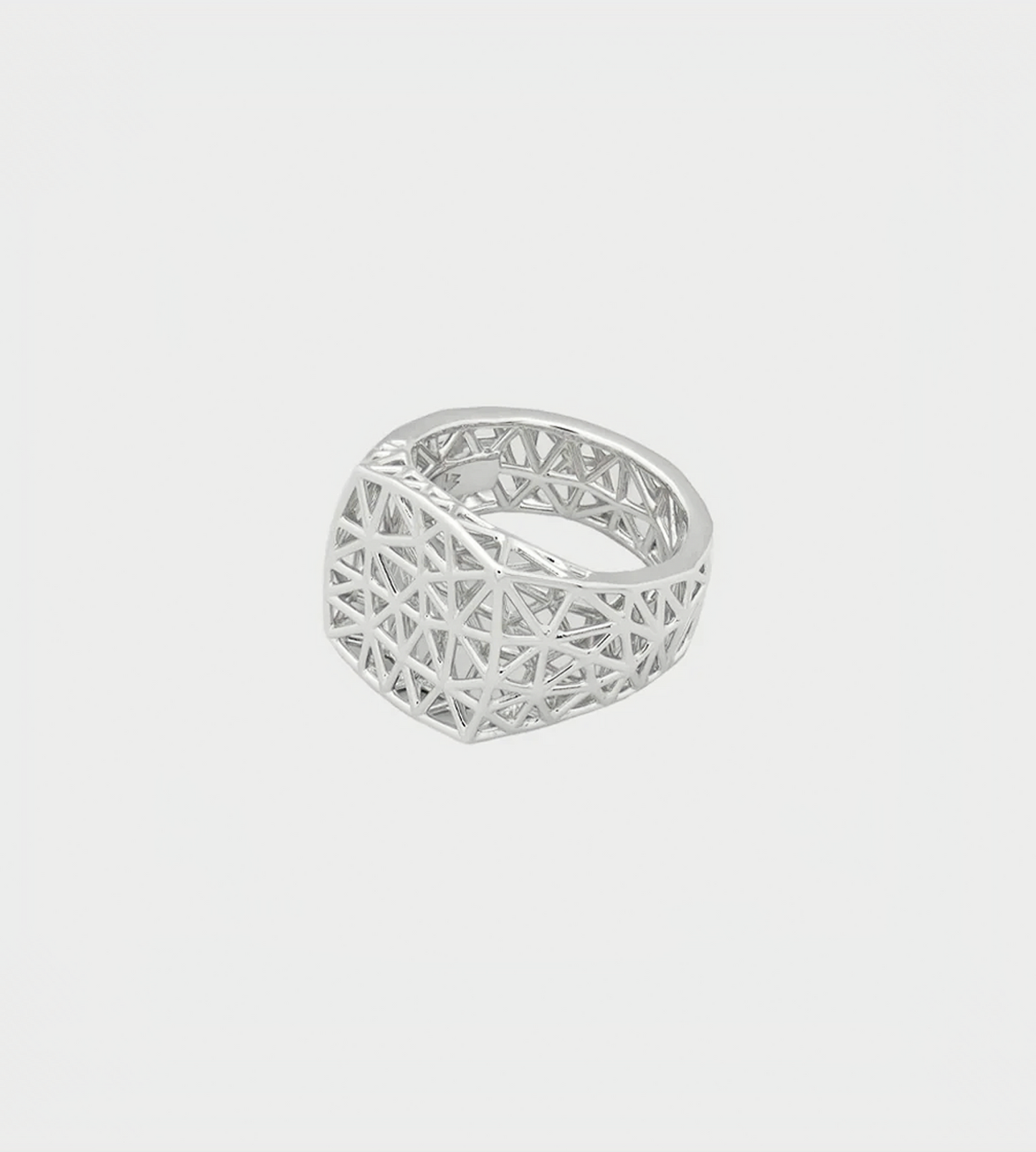Tom Wood - Mesh Ring Silver