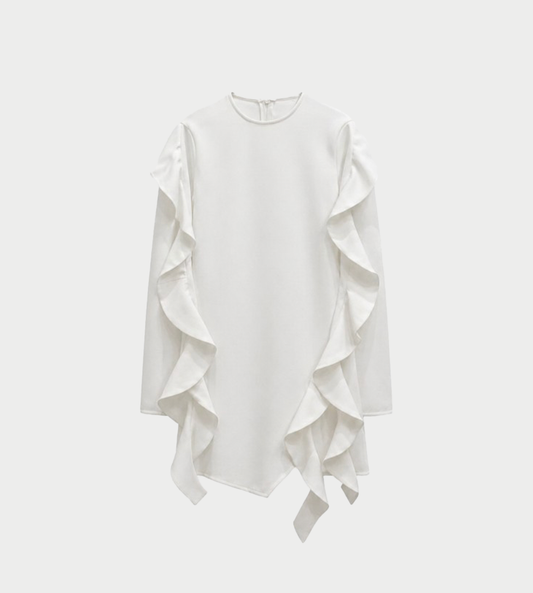 ELLERY - Romero Frill Detail Mini Dress