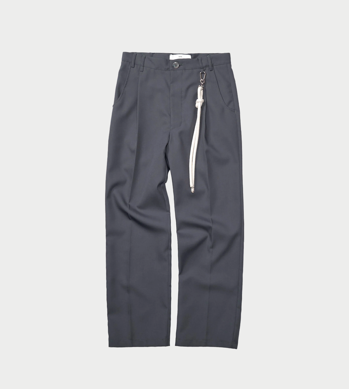 Song For The Mute - Loose Pleated Pants Charcoal