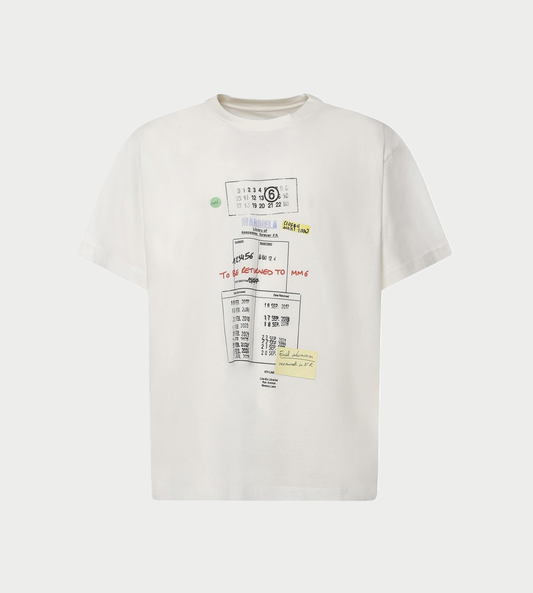 MM6 MAISON MARGIELA - Library Stamp T-Shirt White