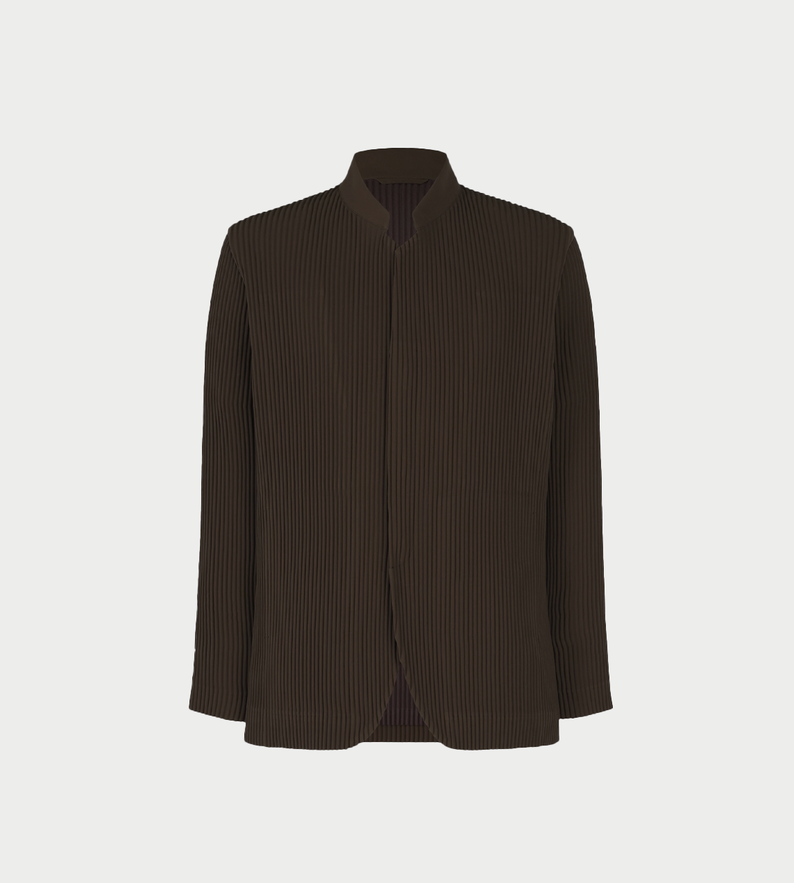 HOMME PLISSE ISSEY MIYAKE - Tuxedo Pleats Jacket Brown