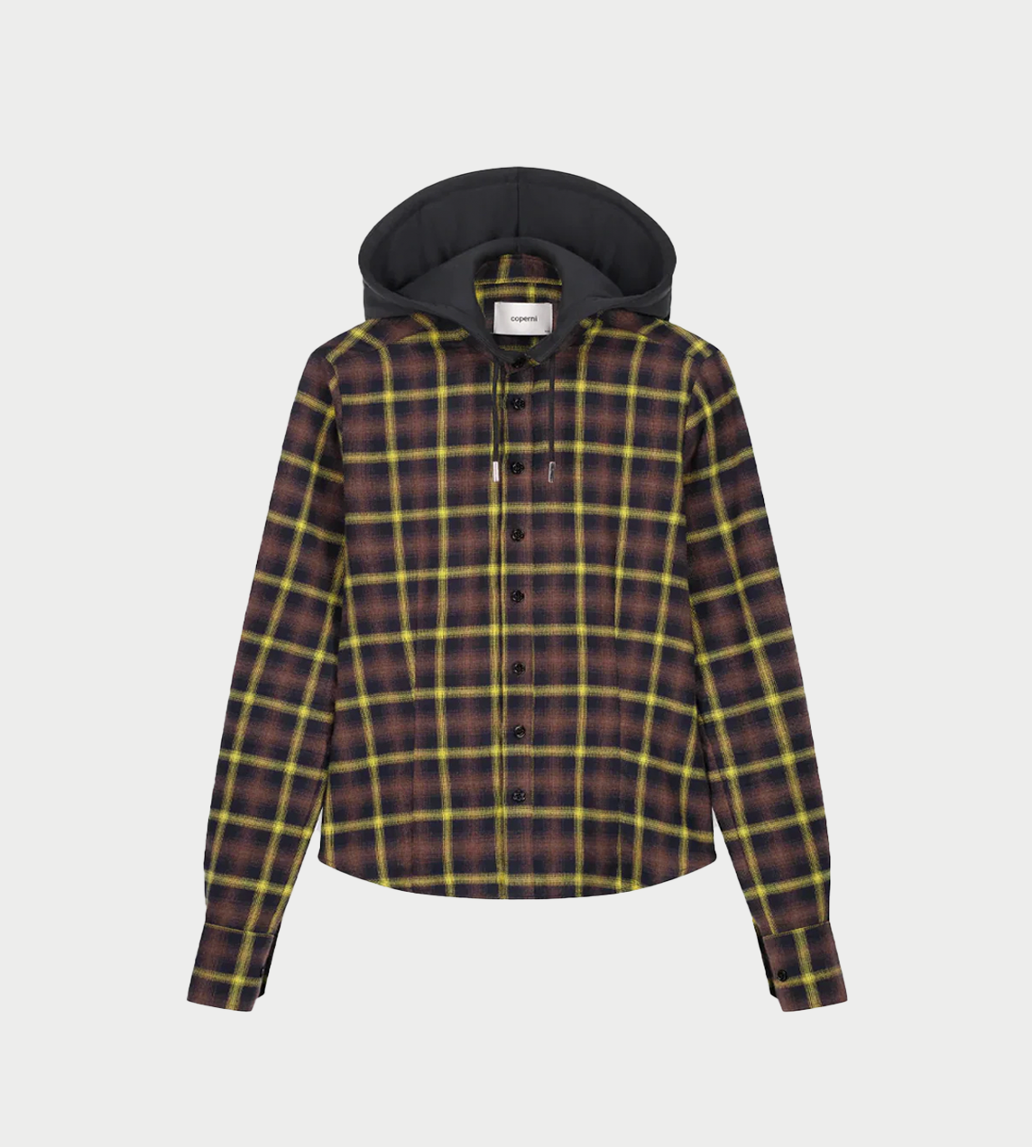 COPERNI - Hooded Shirt Brown