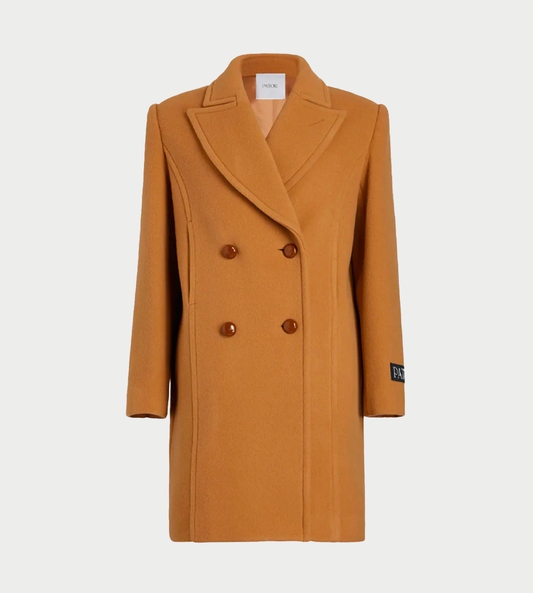 Patou - Soft Tailored Coat Biscuit
