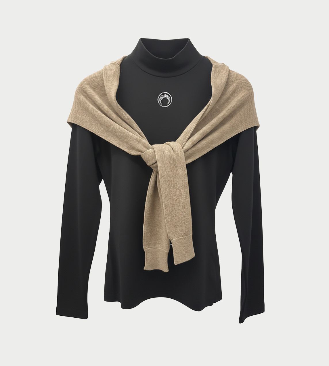 Scarf Balaclava Dk Beige