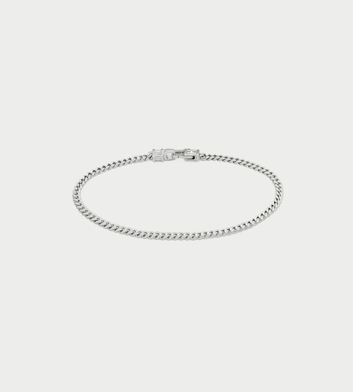 Tom Wood - Curb Bracelet M Silver
