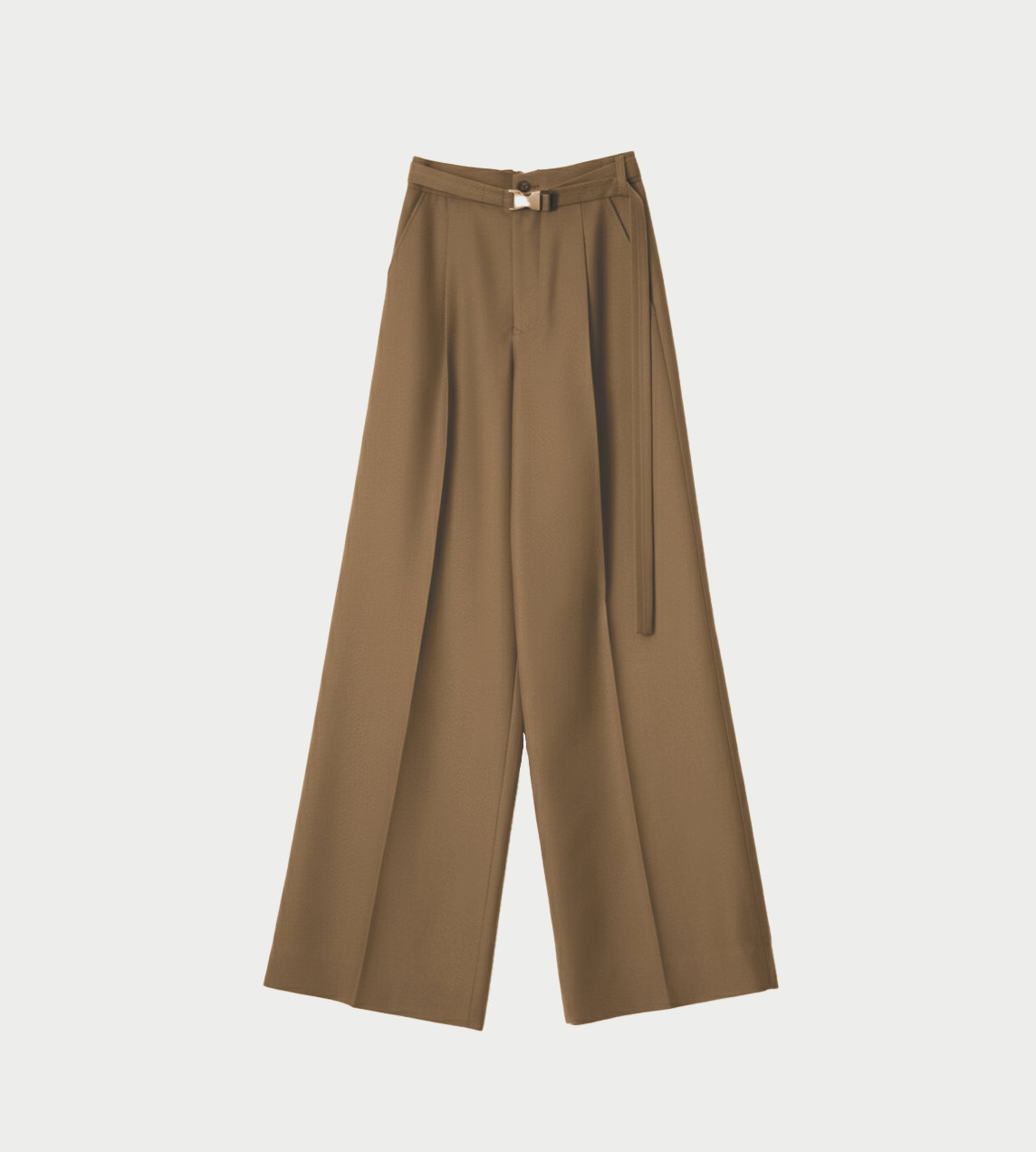 UJOH - Belted Wide Pants Greige