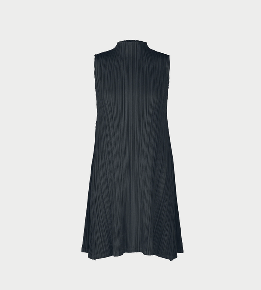 PLEATS PLEASE ISSEY MIYAKE - Mellow Pleated Dress Blue Blk