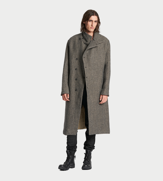 MASNADA - Wool Blended Long Coat Tempesta