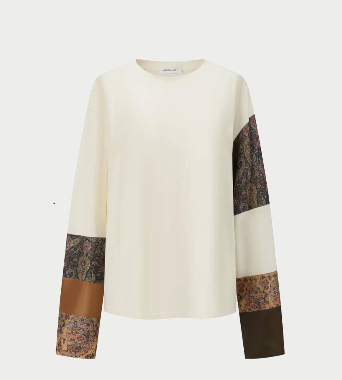 Paisley Patchwork Top White
