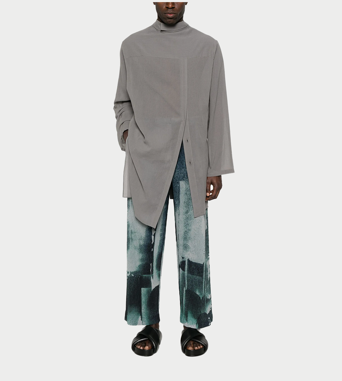 Homme Plisse Issey Miyake - Painted Pants Dark Grey