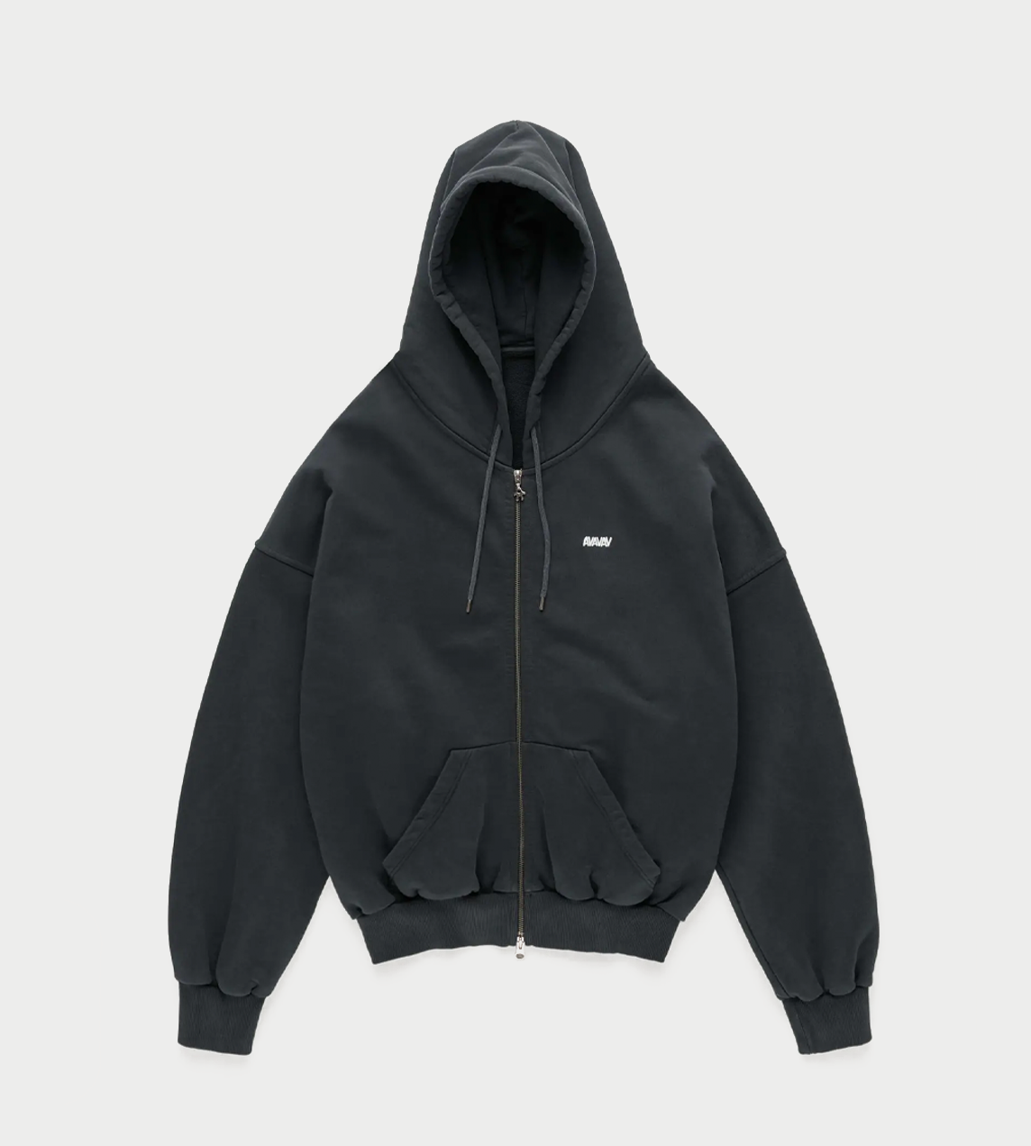 AVAVAV - Tim Shoulderless Hoodie AV-logo Blk