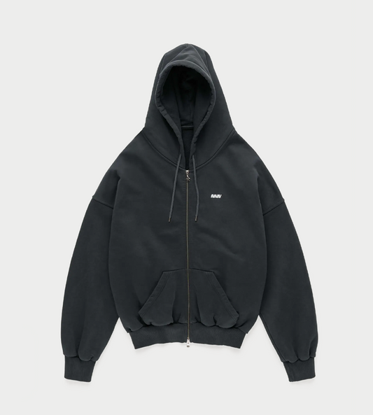 AVAVAV - Tim Shoulderless Hoodie AV-logo Blk
