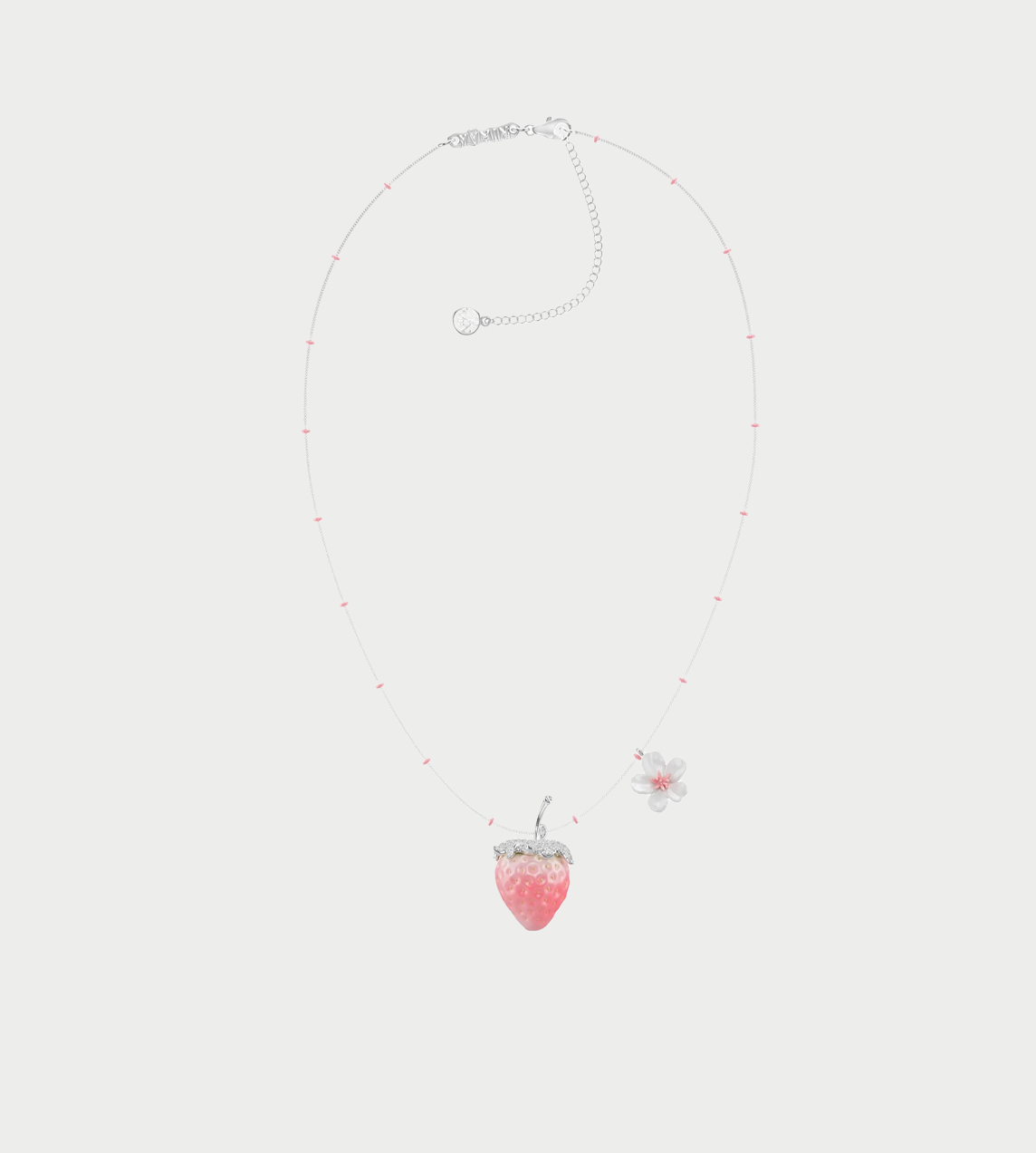 YVMIN - Strawberry Flower Beaded Necklace