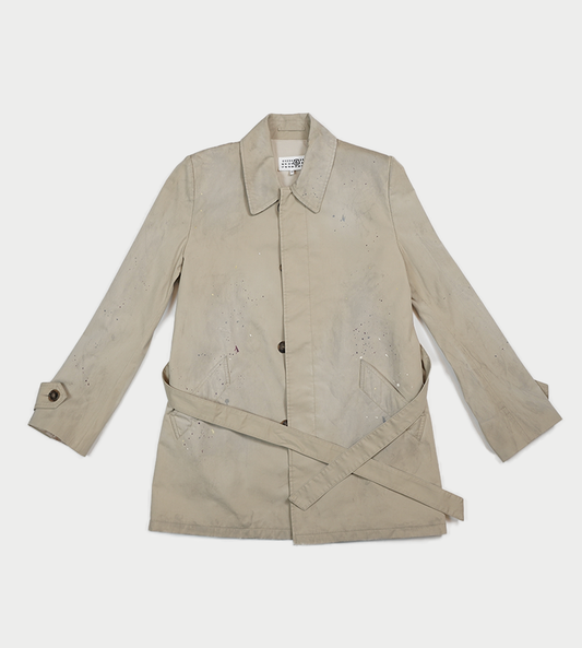 MM6 Maison Margiela  - Painters Trench Coat Beige