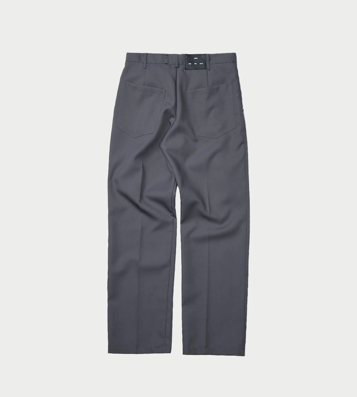 Song For The Mute - Loose Pleated Pants Charcoal