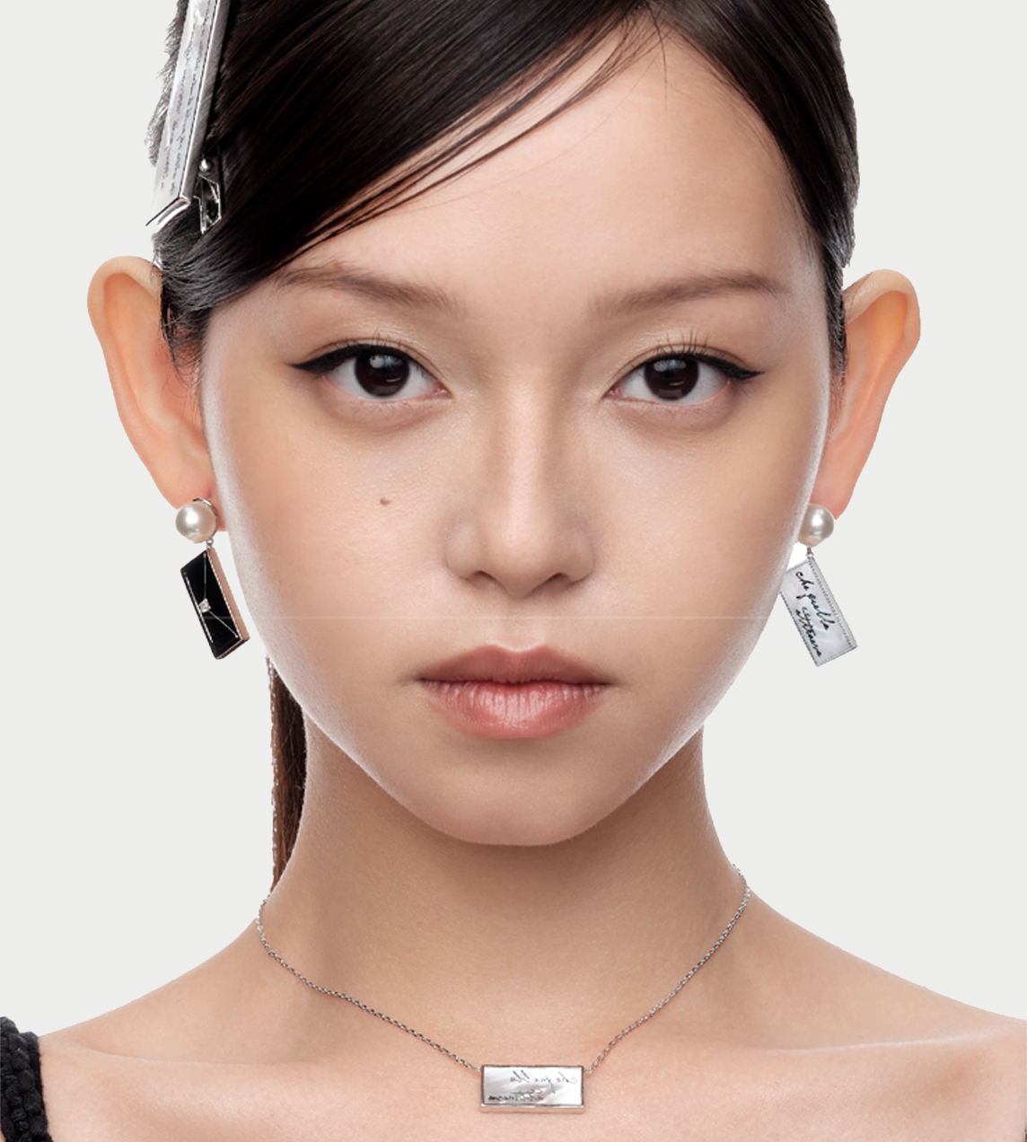 YVMIN - Envelope Double-sided Drop Earrings