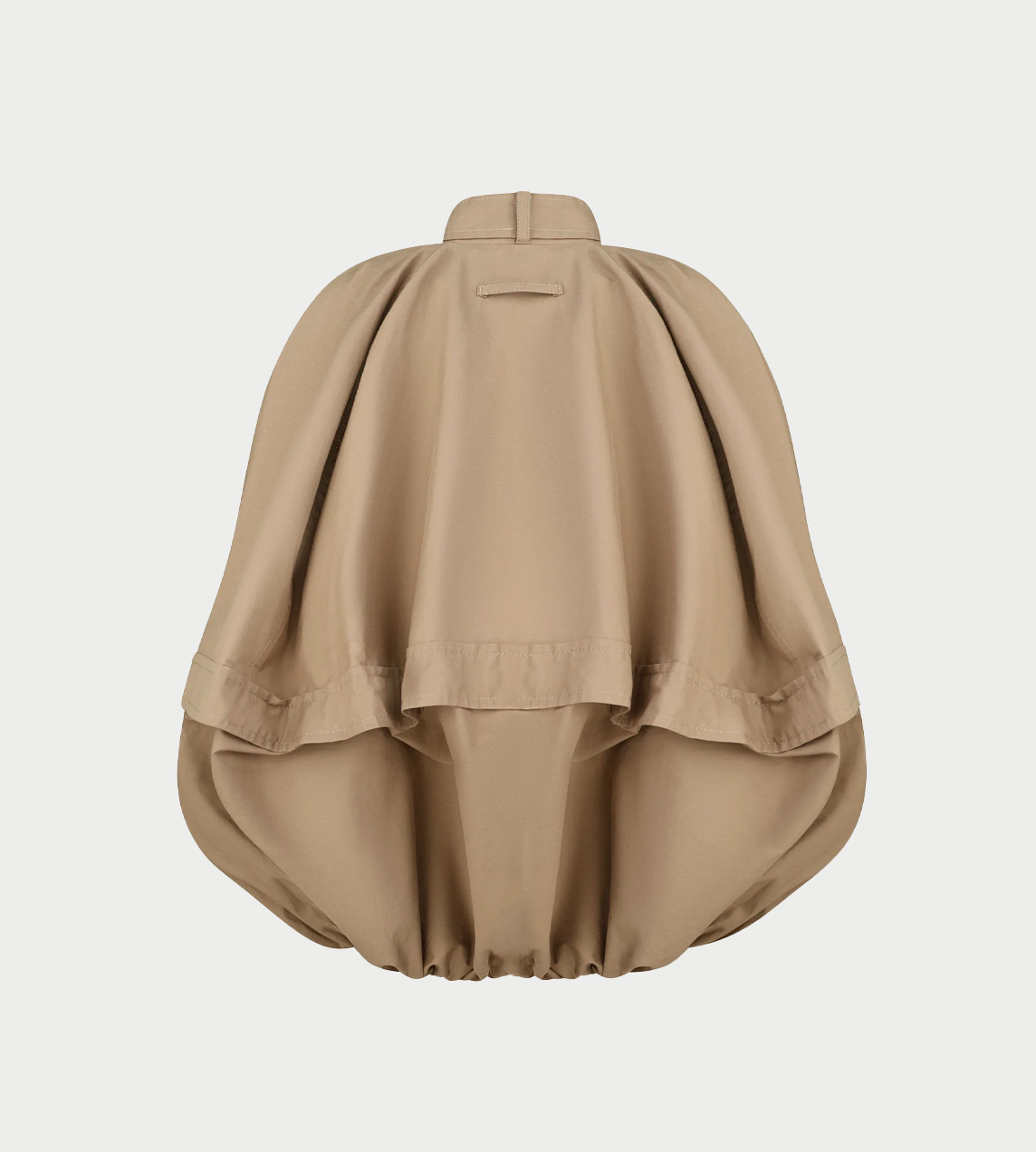 LITKOVSKA - Deconstructed Bomber-Style Cape Beige