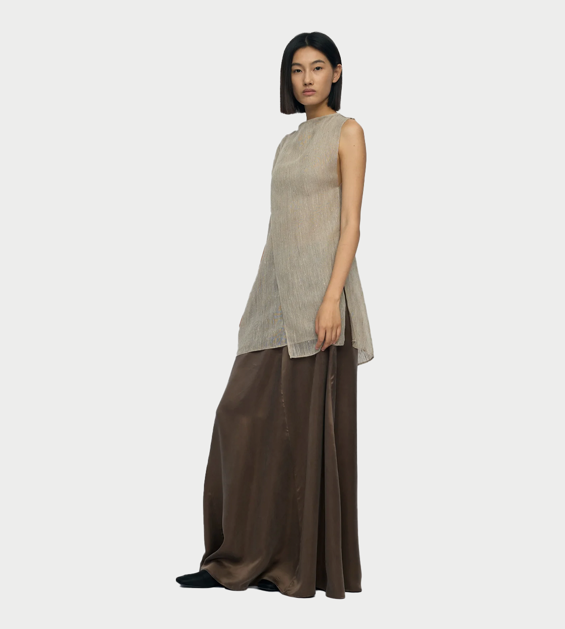 RUOHAN - Flaxen Tubu Top Flax