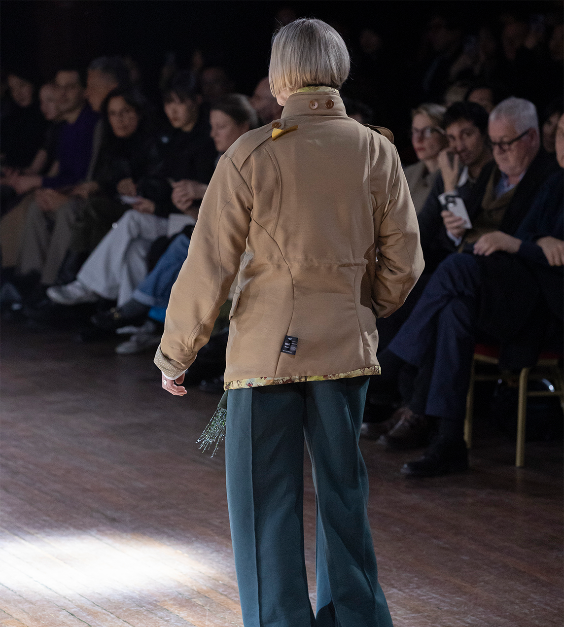 UNDERCOVER - Silk-blended Wool Parka Beige