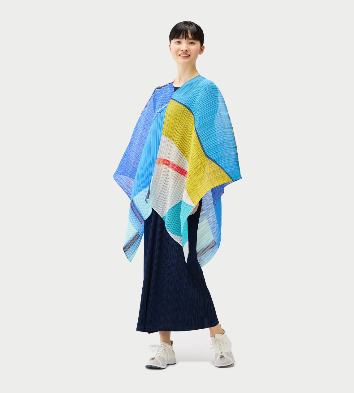 ISSEY MIYAKE - City College Stole Blue/Yellow