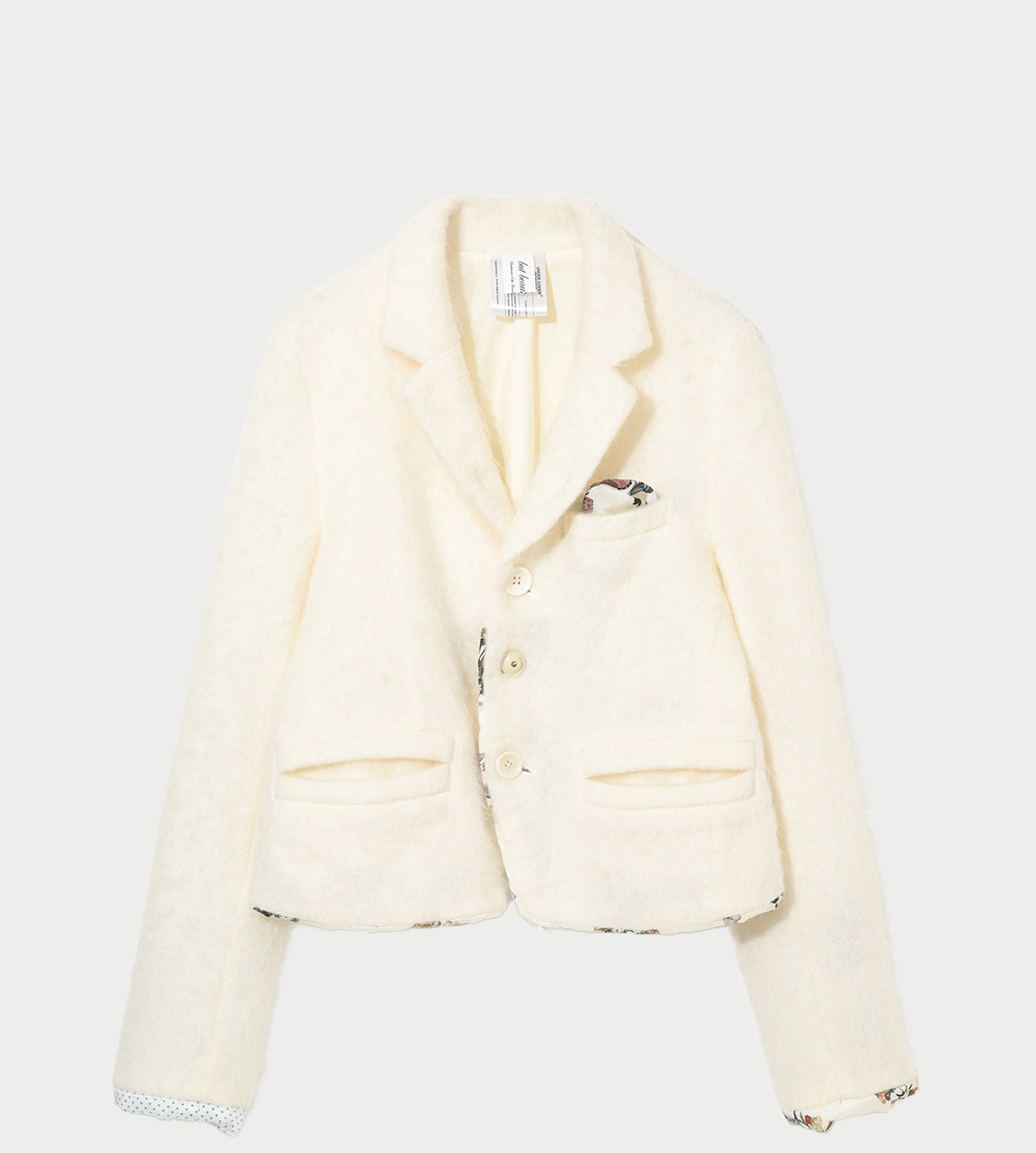 UNDERCOVER - Wool Short Jacket White