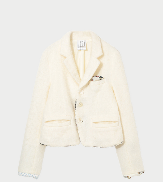UNDERCOVER - Wool Short Jacket White