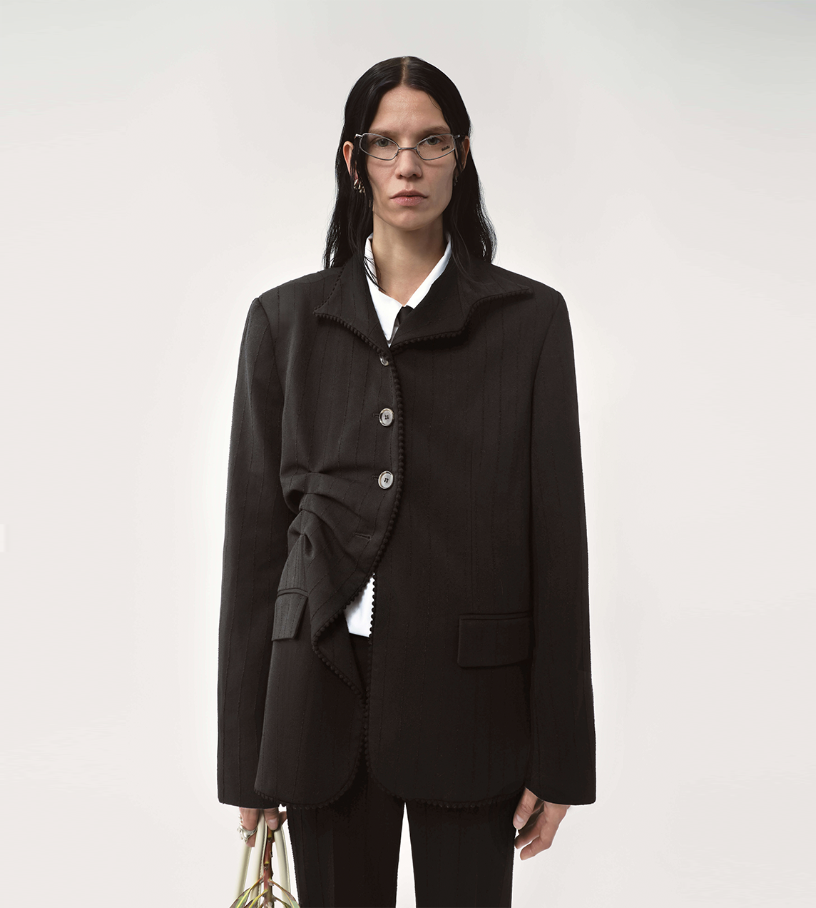 AVAVAV - Betty Pleated Blazer Blk