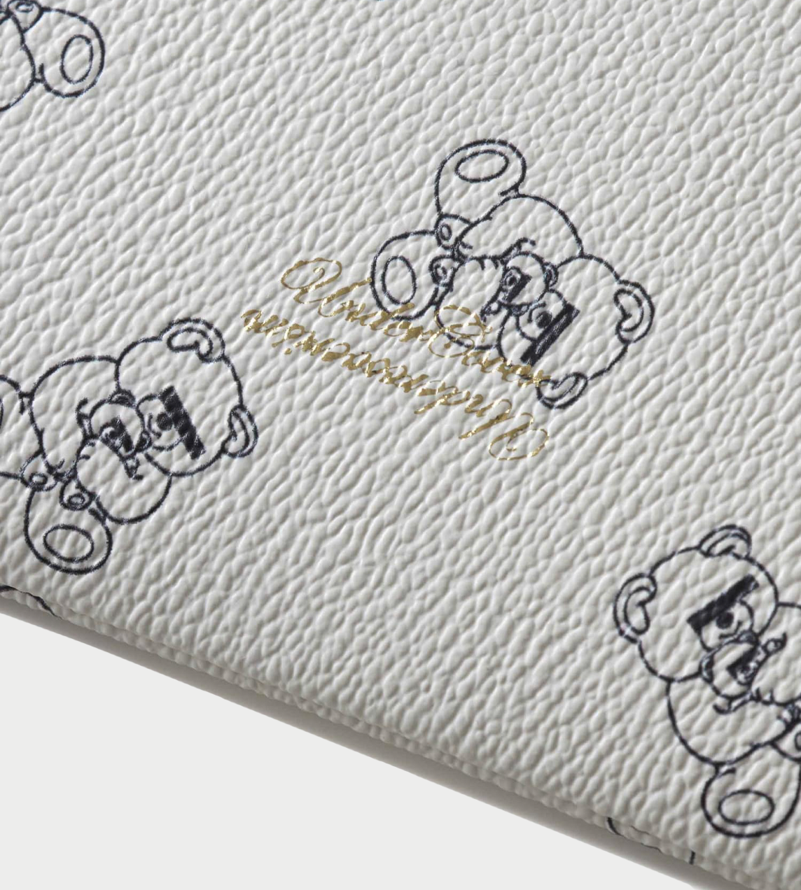 Teddy Pouch L White