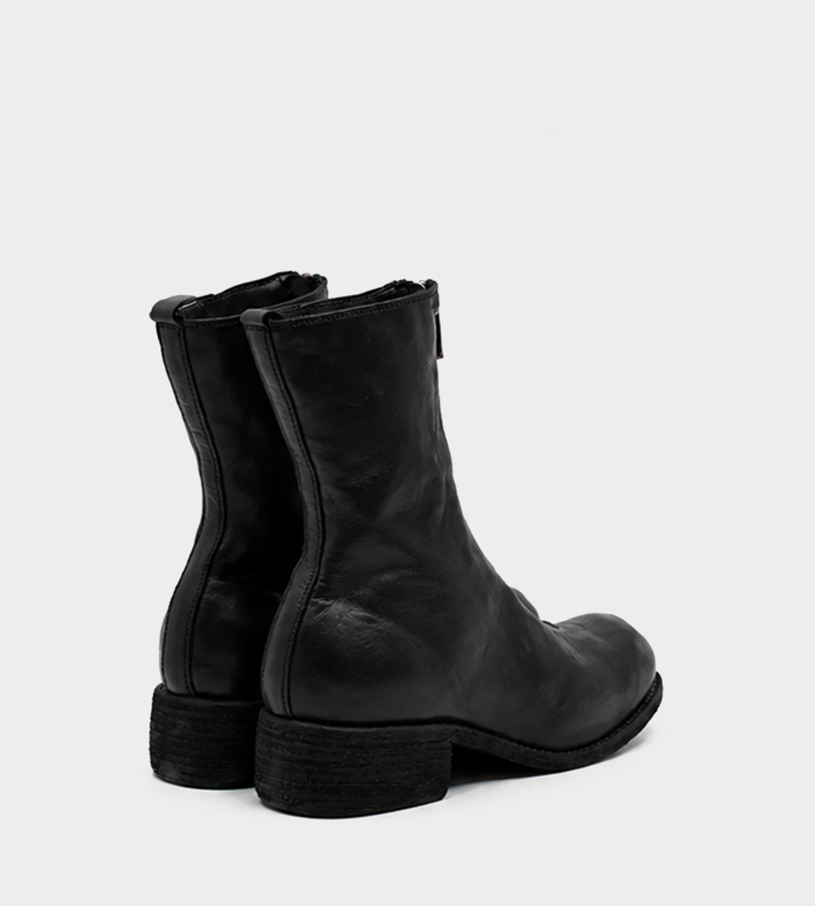 GUIDI - PL2 Front Zip Boots Blk