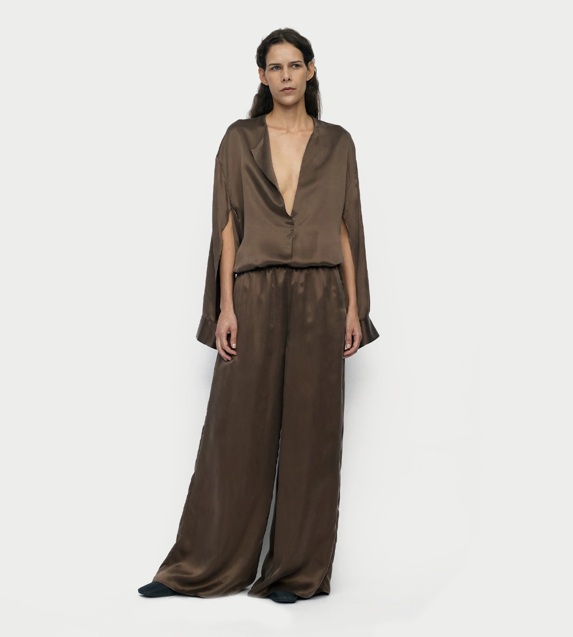 RUOHAN - Cognac Lounge Pants Brown
