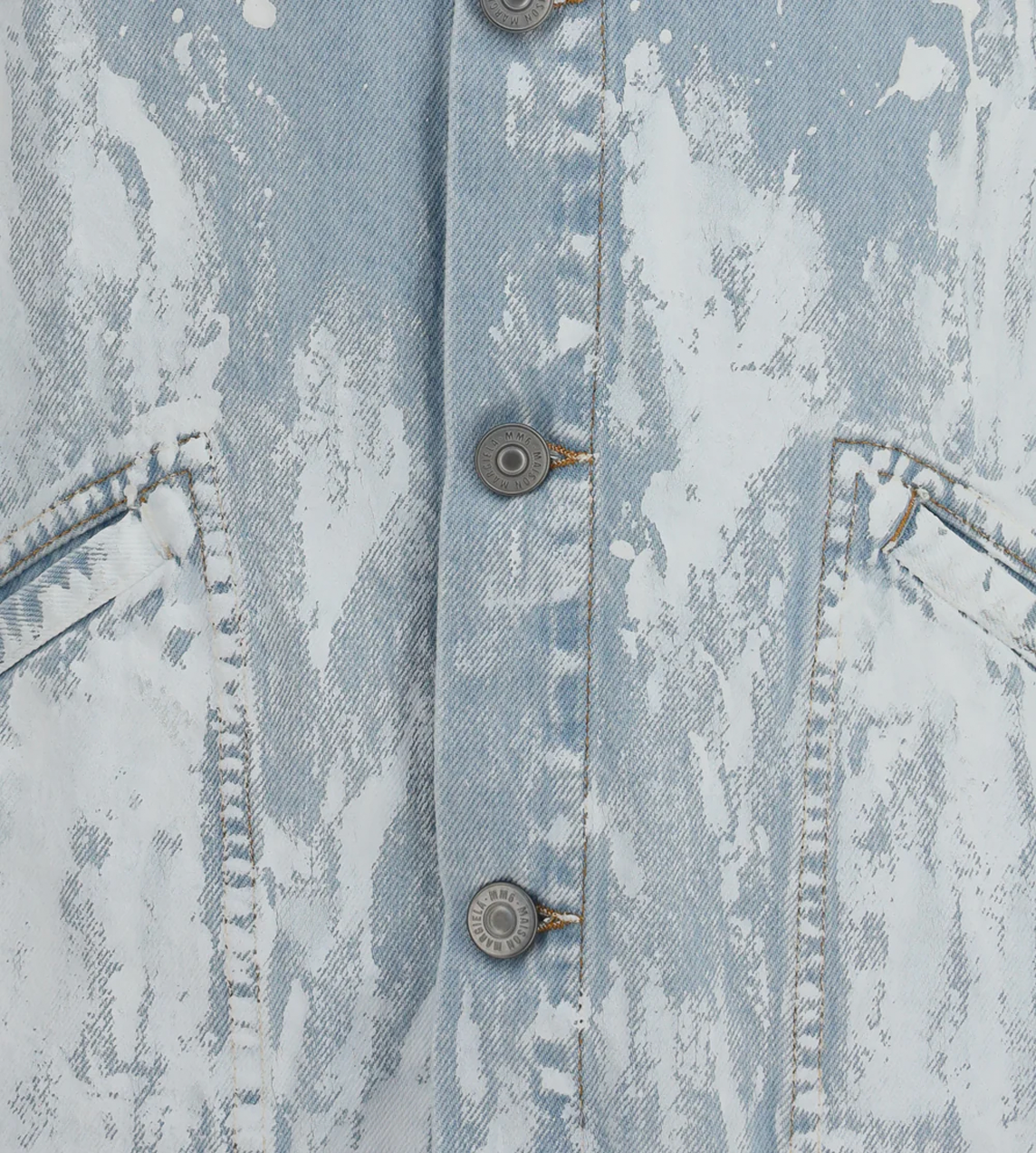 MM6 MAISON MARGIELA - Cotton Denim Jacket Blue