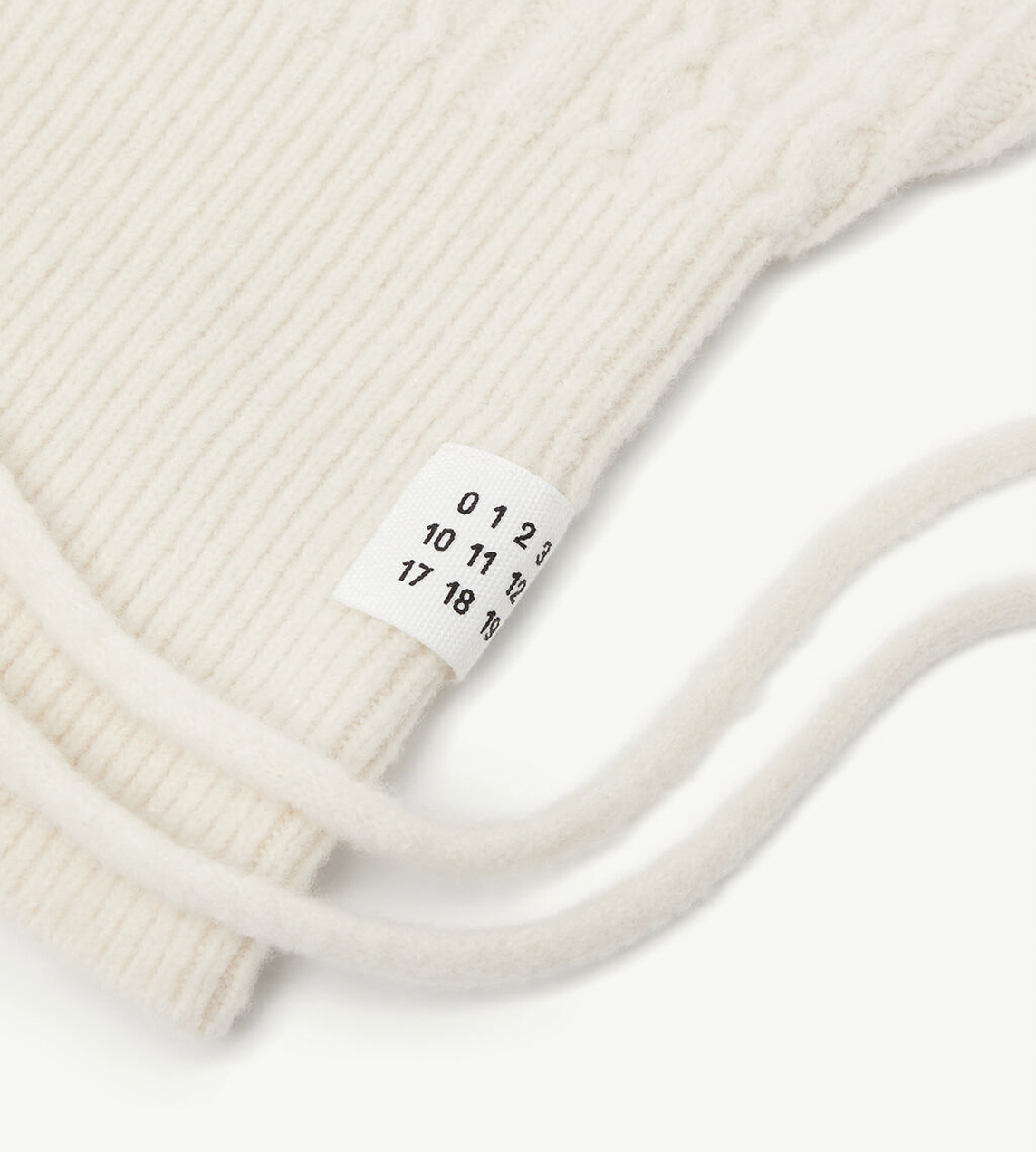 MM6 MAISON MARGIELA - Logo Motif Balaclava White