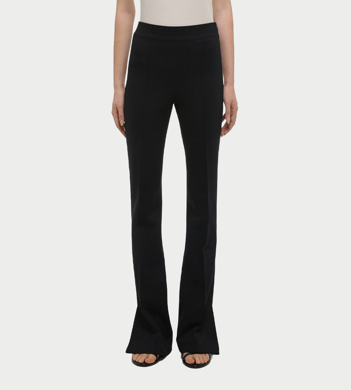 HELMUT LANG - Ponte Bootcut Pants Blk