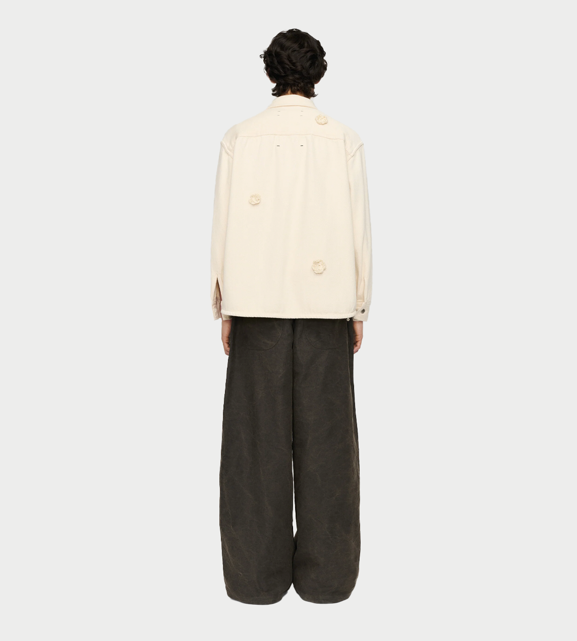 SONG FOR THE MUTE - "Daisy" Shirt Jacket Natural