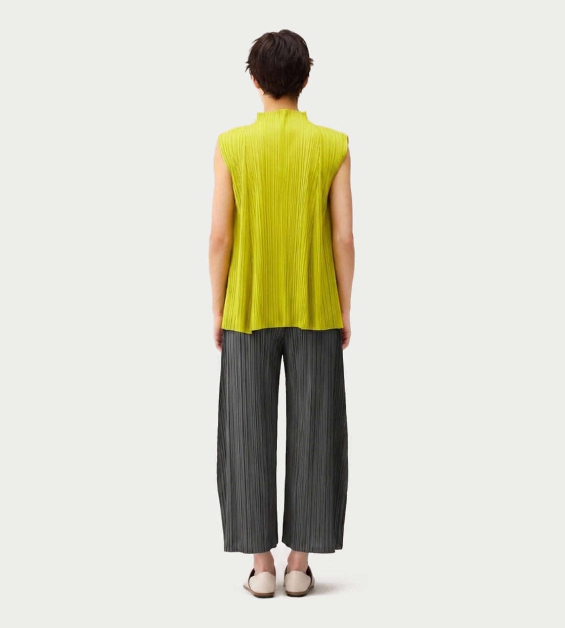 Mellow Pleated Pants Blk