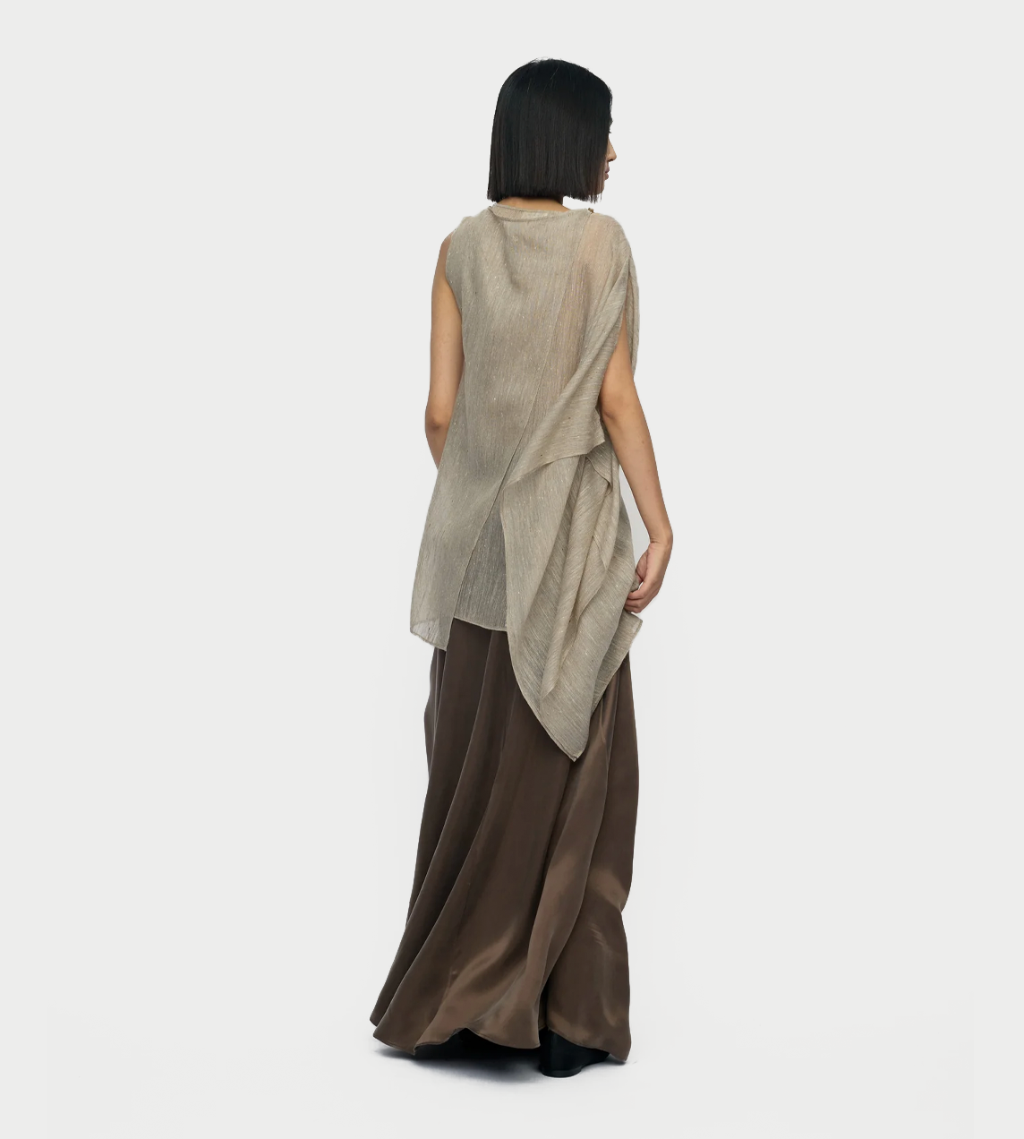 RUOHAN - Flaxen Tubu Top Flax