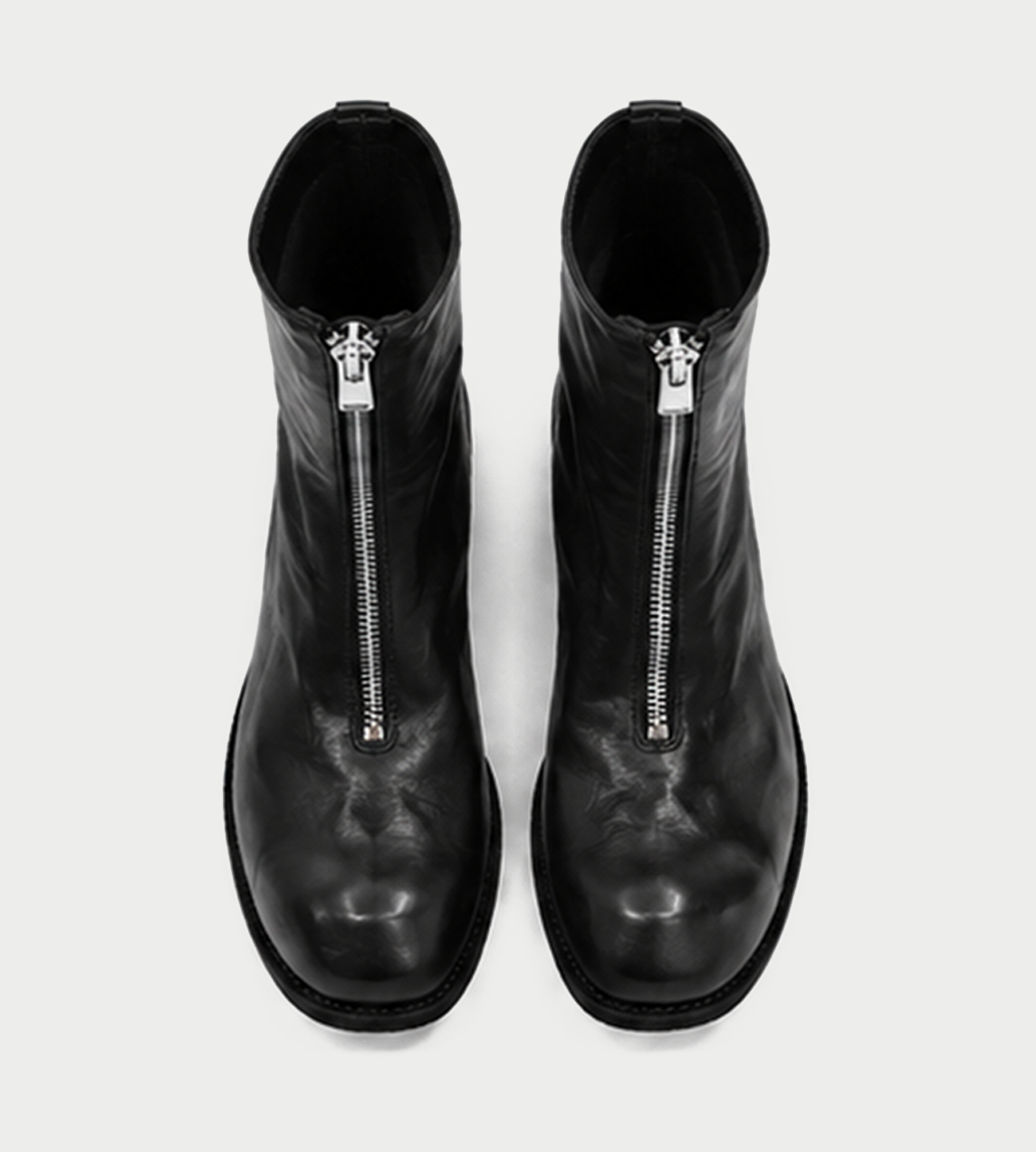 GUIDI - PL2 Front Zip Boots Blk