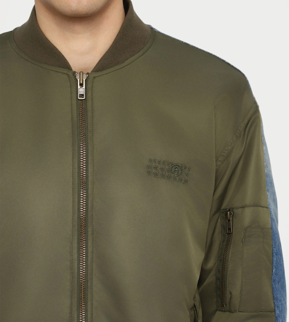 Split Light-padded Bomber Jacket