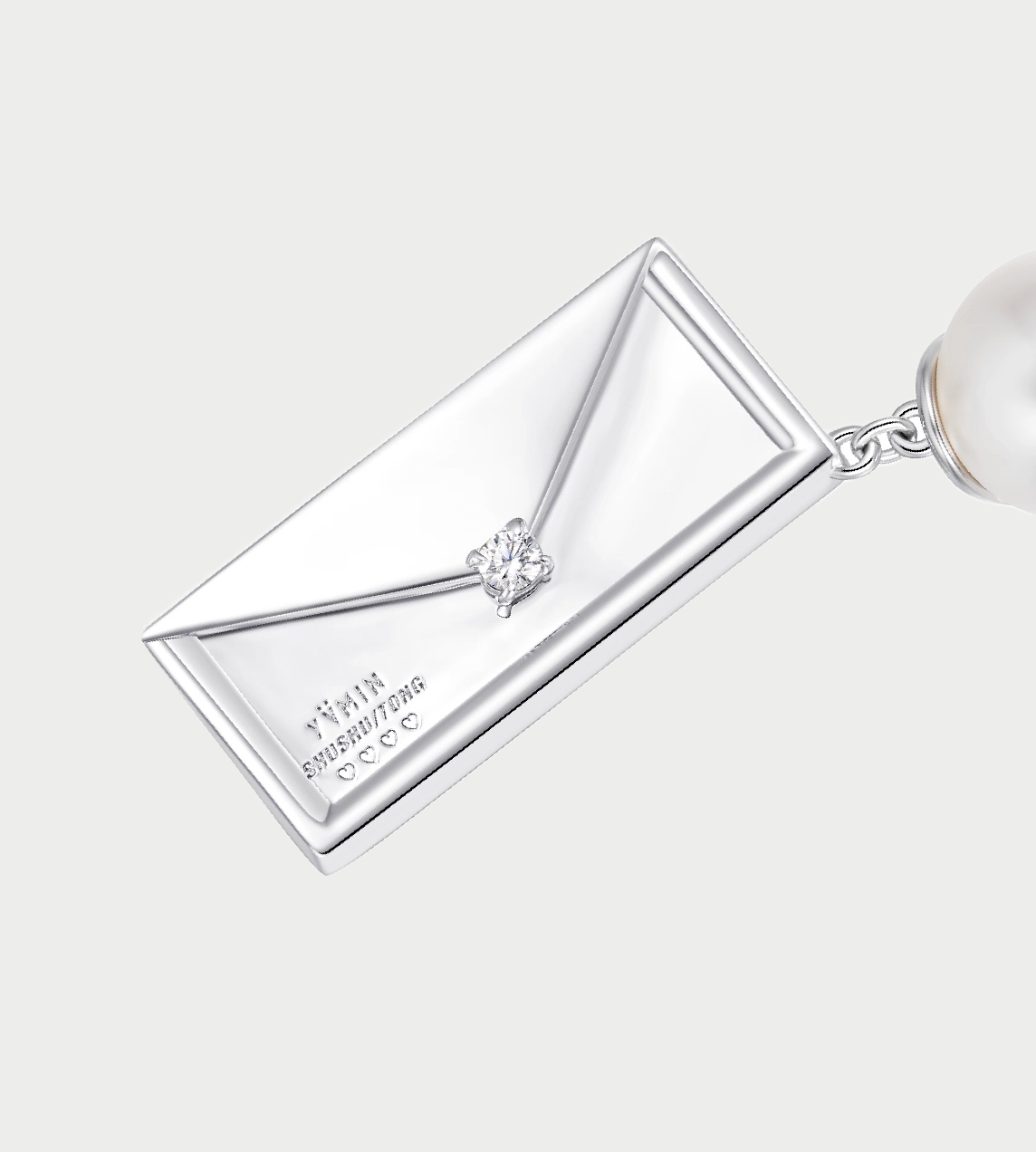 YVMIN - Envelope Double-sided Drop Earrings